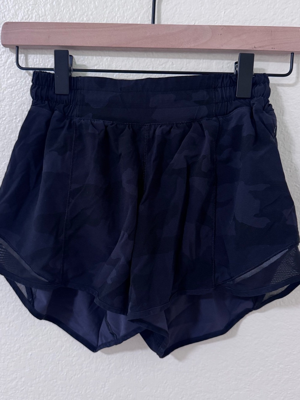 lululemon athletica Black Camo Athletic Shorts